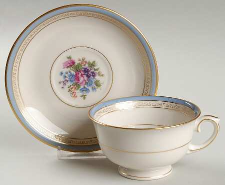 Martha Washington Footed Cup & Saucer Set