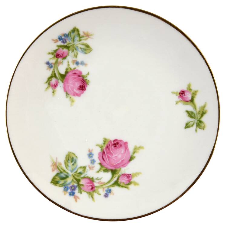 Moss Rose Saucer for Cream Soup Bowl