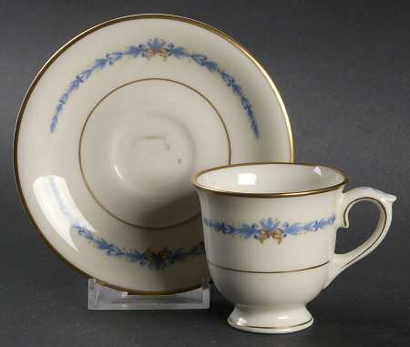 Natalie Footed Demitasse Cup & Saucer Set