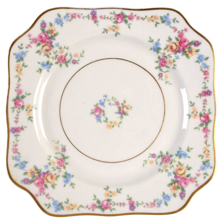 Peggy Shippen Square Salad Plate