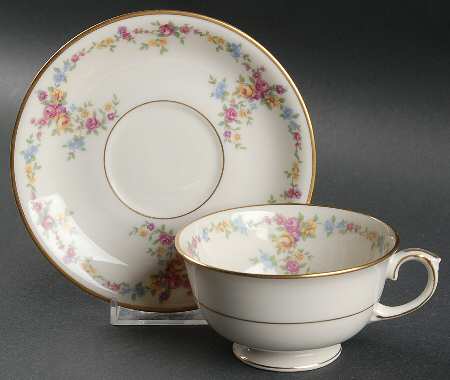 Peggy Shippen Footed Cup & Saucer Set