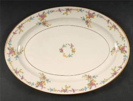Peggy Shippen 16" Oval Serving Platter