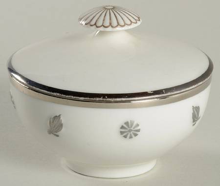 Rena Platinum Mini Sugar Bowl & Lid