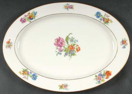 Rita Maria 14" Oval Serving Platter