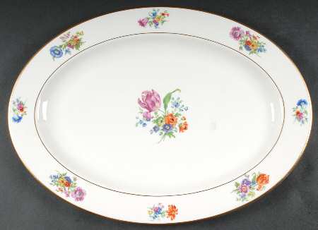Rita Maria 16" Oval Serving Platter