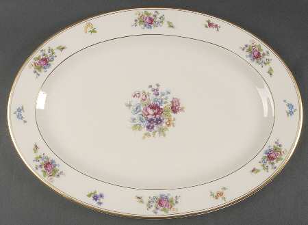 Rose of Lamberton 16" Oval Serving Platter