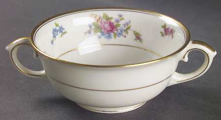Rose of Lamberton Footed Cream Soup Bowl