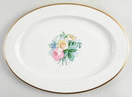 Spring Garden 14" Oval Serving Platter
