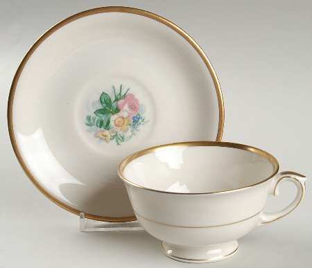 Spring Garden Footed Cup & Saucer Set