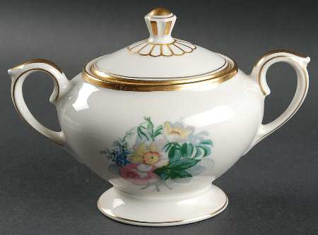 Spring Garden Sugar Bowl & Lid