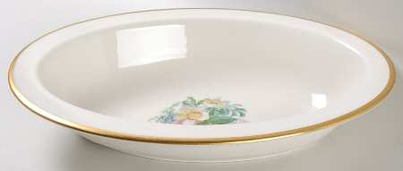 Spring Garden 10" Oval Vegetable Bowl