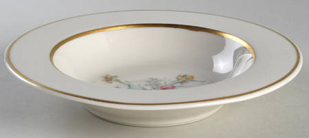 Tulip Time Rim Soup Bowl