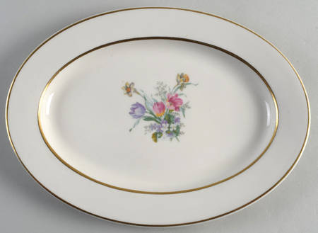 Tulip Time 12" Oval Serving Platter