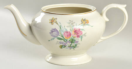 Tulip Time Teapot No Lid