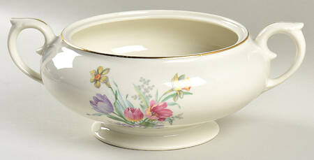 Tulip Time Round Vegetable No Lid