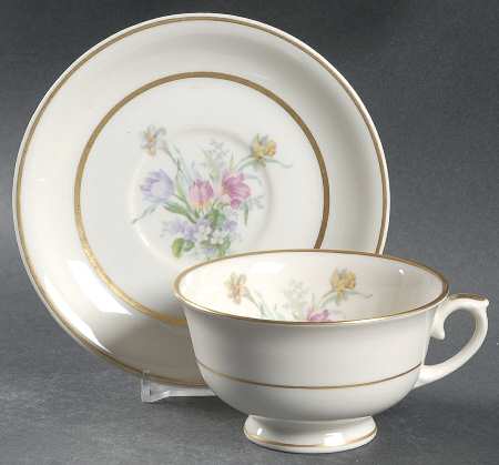 Tulip Time Footed Cup & Saucer Set