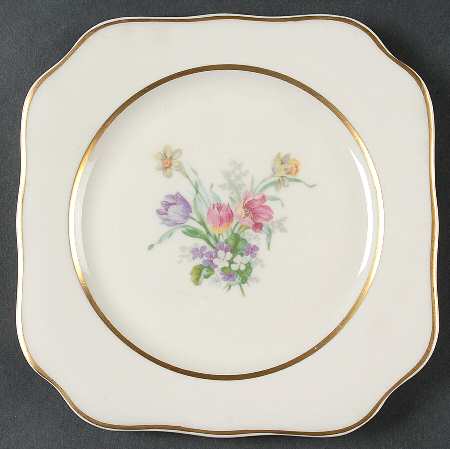 Tulip Time Square Salad Plate