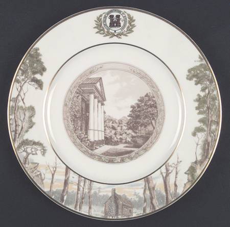 Washington & Jefferson College Dinner Plate