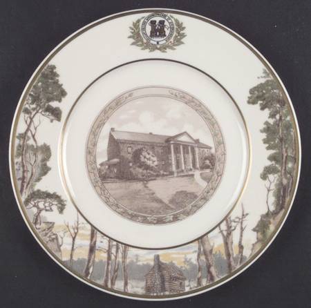 Washington & Jefferson College Dinner Plate