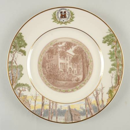 Washington & Jefferson College Dinner Plate