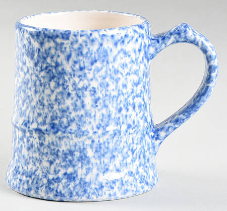 Blue Stipple Mug