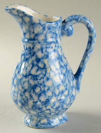 Blue Stipple 14 Oz Pitcher