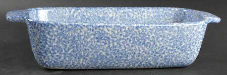 Blue Stipple Loaf Pan