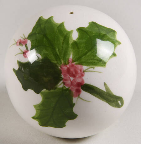 Holly (Green Trim) Salt Shaker