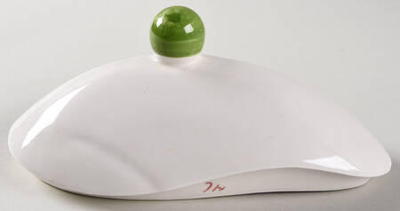 Holly (Green Trim) Lid for Figural Cookie Jar