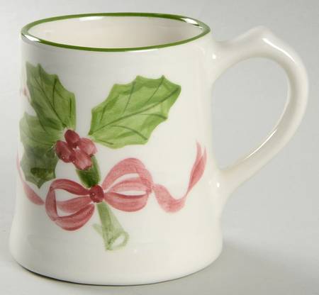 Holly (Green Trim) Mug
