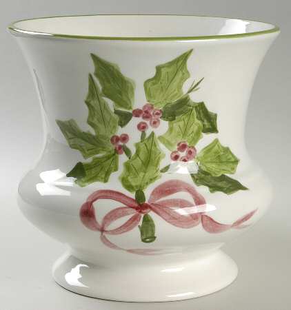 Holly (Green Trim) 8" Planter
