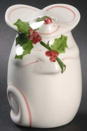 Holly (Green Trim) Cheese Shaker