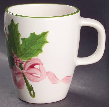 Holly (Green Trim) Mug