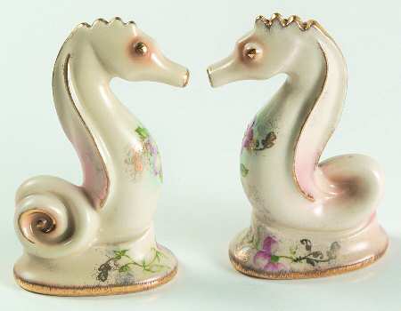 Dusty Blossom Figural Salt & Pepper Set