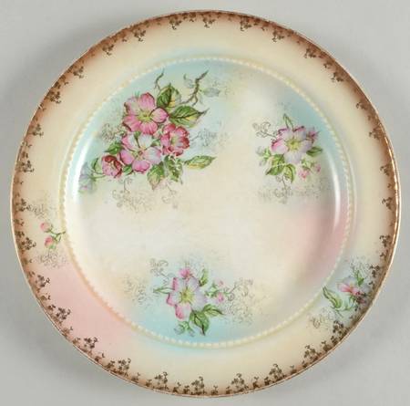 Dusty Blossom Luncheon Plate