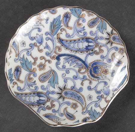 Blue Paisley Nut Dish