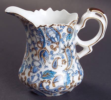 Blue Paisley Creamer