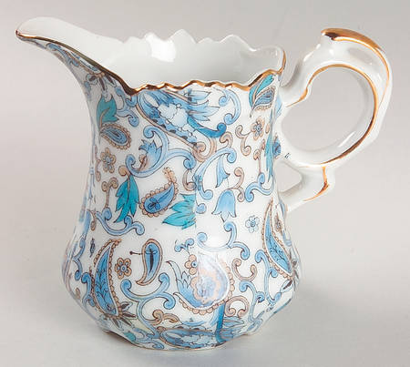 Blue Paisley Creamer