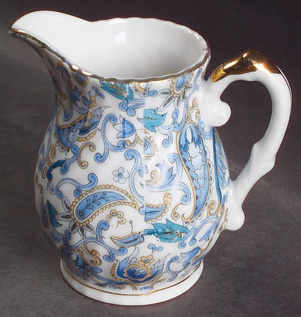 Blue Paisley Creamer