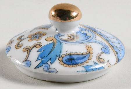 Blue Paisley Lid for Mini Sugar Bowl