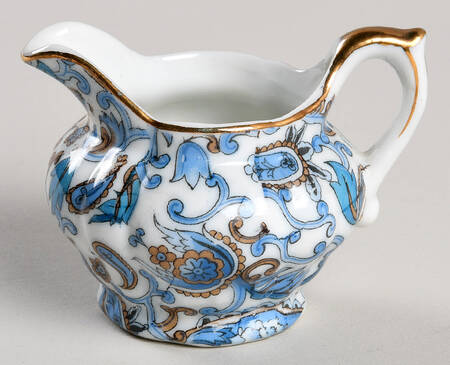 Blue Paisley Mini Creamer