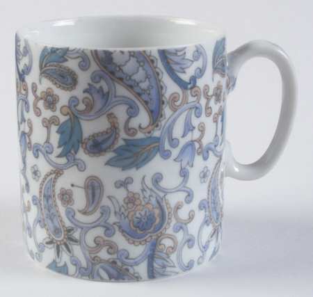 Blue Paisley Mug