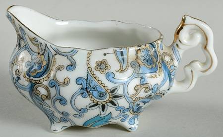 Blue Paisley Mini Creamer