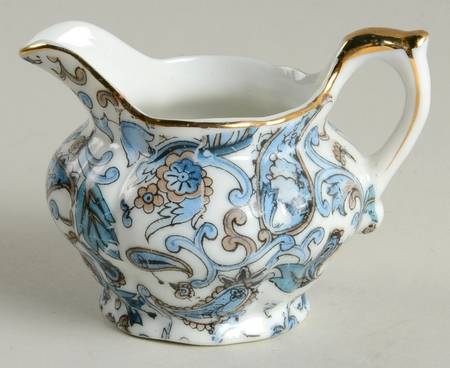 Blue Paisley Mini Creamer