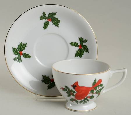 Cardinal Footed Cup & Saucer Set