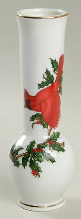 Cardinal 6" Bud Vase
