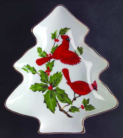 Cardinal 1 Part Small Tree Shaped Dish