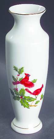 Cardinal 7" Bud Vase
