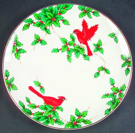 Cardinal Dinner Plate