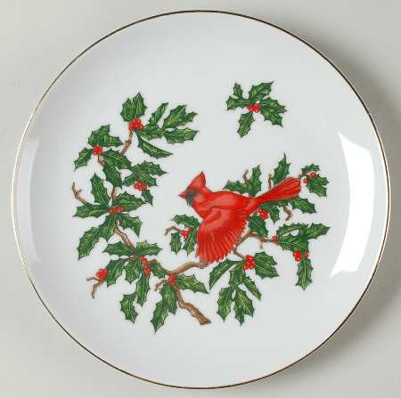 Cardinal Salad Plate